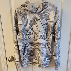 Adidas fleece lined hoodie.